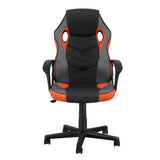 Mullaloo orange gaming chair in a home office, view 3