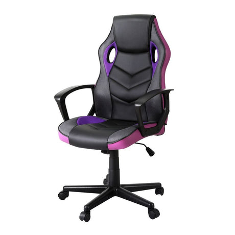 Mullaloo purple gaming chair in a home office