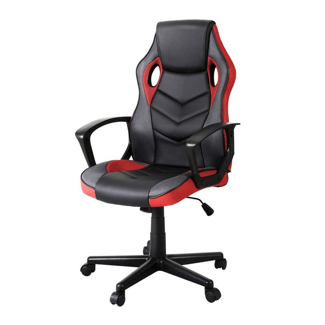Mullaloo red gaming chair in a home office
