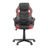 Mullaloo red gaming chair in a home office, view 3