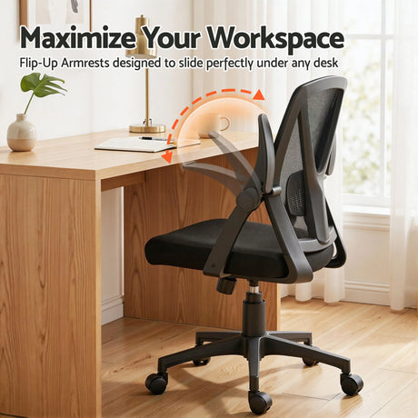 Bunbury black mesh ergonomic office chair for the home office