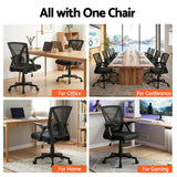 Bunbury black mesh ergonomic office chair for the home office