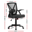 Artiss Mid-Back Mesh Office Chair Black Ergonomic — Allure Home Collections