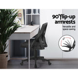 Artiss Mid-Back Mesh Office Chair Black Ergonomic — Allure Home Collections