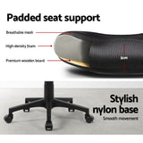 Artiss Mid-Back Mesh Office Chair Black Ergonomic — Allure Home Collections