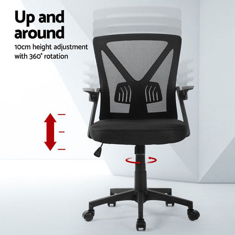 Bunbury black mesh ergonomic office chair for the home office