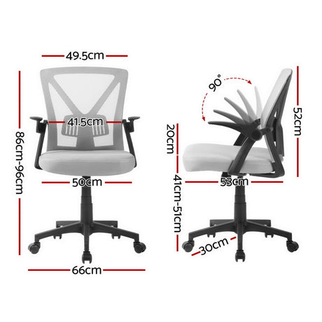 Bunbury grey mesh ergonomic office chair for the home office
