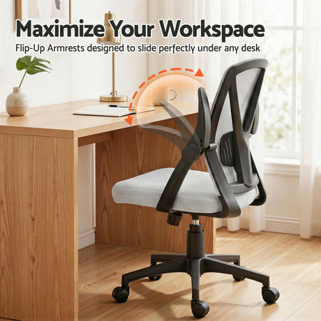 Bunbury grey mesh ergonomic office chair for the home office