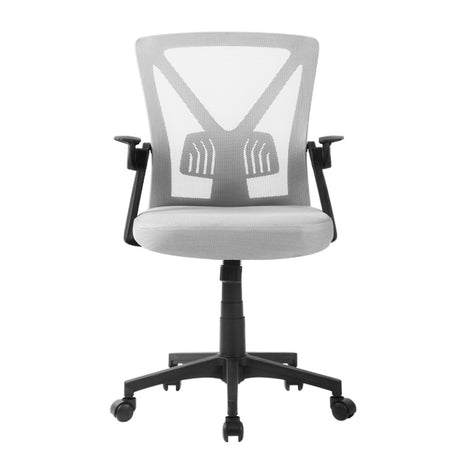 Artiss Nile Grey Mid-Back Mesh Office Chair — Allure Home Collections