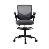 Artiss Grey Mesh Drafting Office Chair — Elevated Stool for Standing Desks — Allure Home Collections