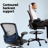 Artiss Grey Mesh Drafting Office Chair — Elevated Stool for Standing Desks — Allure Home Collections