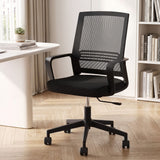 Cottesloe black mid back mesh office chair in a home office