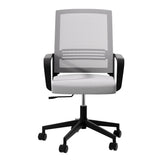 Cottesloe grey mid back mesh office chair in a home office