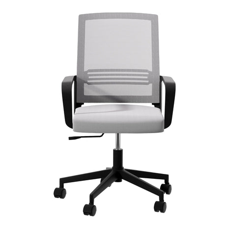 Cottesloe grey mid back mesh office chair in a home office