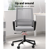 Artiss Grey Mesh Office Chair