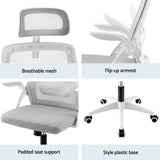 Artiss Ergonomic Office Chair with Adjustable Headrest