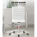 Artiss Low Back PU Leather Office Chair
