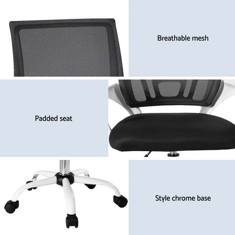 Artiss Mid-Back Mesh Office Chair