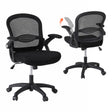 Burns Beach black mesh office chair
