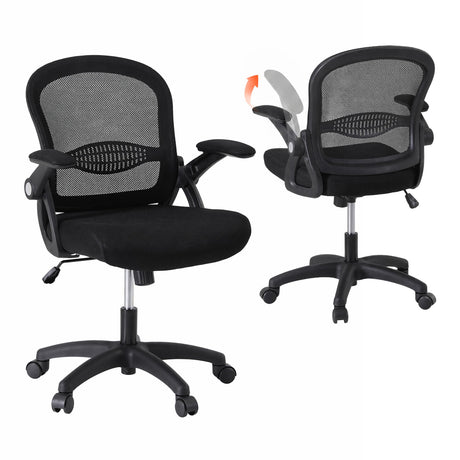 Burns Beach black mesh office chair