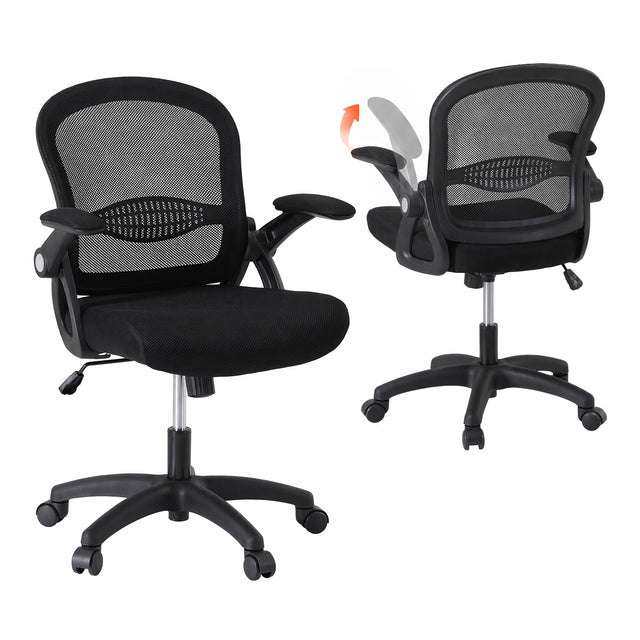 Burns Beach black mesh office chair