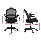 Burns Beach black mesh office chair, view 2