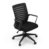 Capel black ergonomic mesh office chair