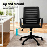 Capel black ergonomic mesh office chair