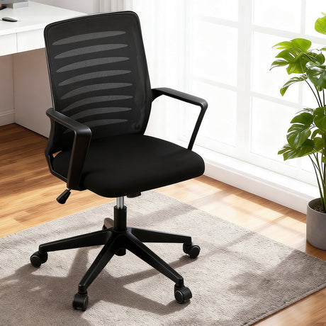 Capel black ergonomic mesh office chair