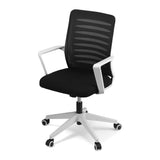Capel black and white ergonomic mesh office chair
