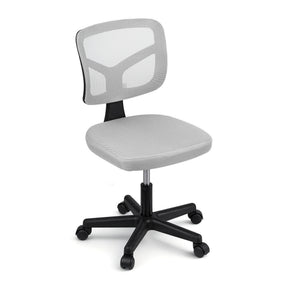 Dwellingup grey armless ergonomic mesh office chair