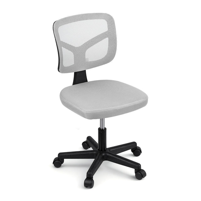 Dwellingup grey armless ergonomic mesh office chair