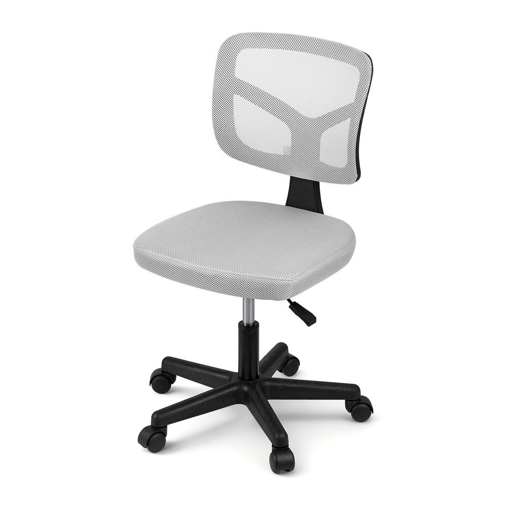 Dwellingup grey armless ergonomic mesh office chair