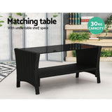 Gardeon 4-Piece Rattan Outdoor Sofa Set