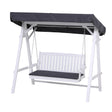 Congo Swing Chair with Canopy White