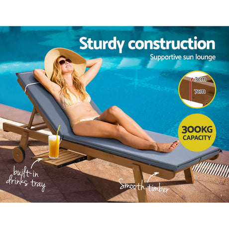 Nerang Sun Lounge, Grey Timber