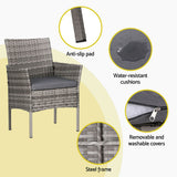 Gardeon 4-Seater Weather-Resistant Wicker Sofa Set