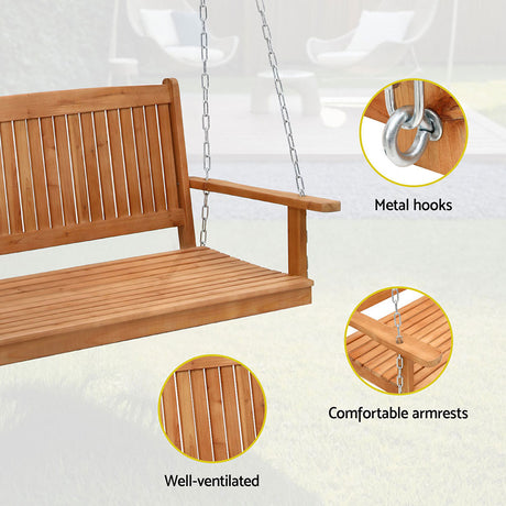 Rosedale Porch Swing Chair Teak