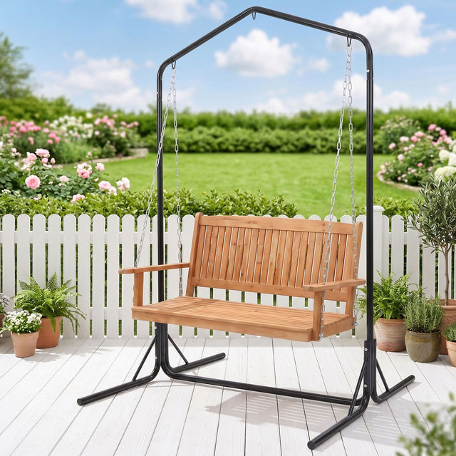 Rosedale Swing Chair with Stand Teak