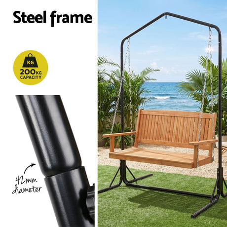 Rosedale Swing Chair with Stand Teak
