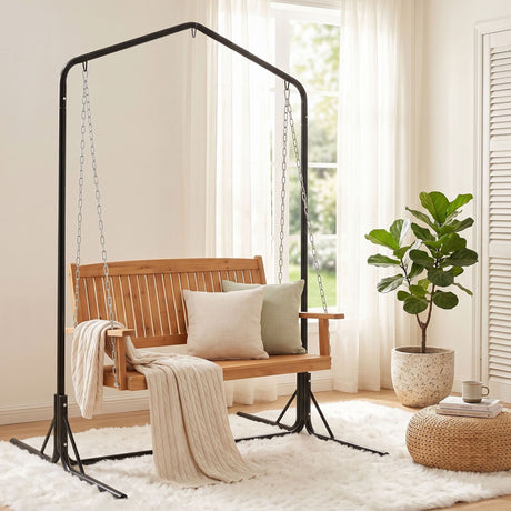 Rosedale Swing Chair with Stand Teak