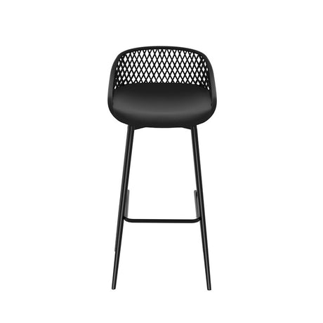 Anna Bay Outdoor Bar Stool Black 3