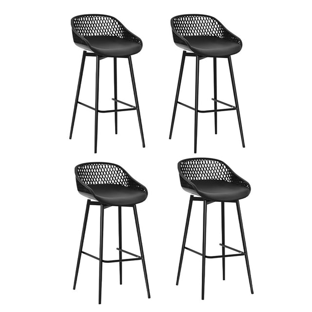 Shoal Bay Outdoor Bar Stool Black 1