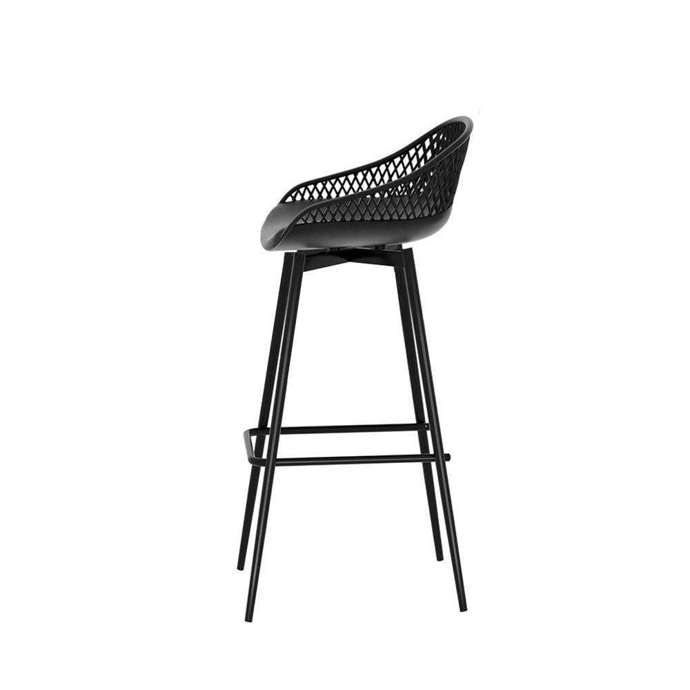 Shoal Bay Outdoor Bar Stool Black 4