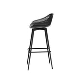 Shoal Bay Outdoor Bar Stool Black 4