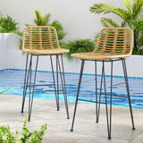 Corlette Outdoor Bar Stool Nature 8