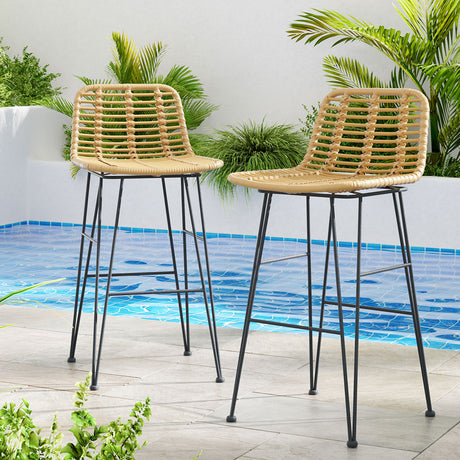 Corlette Outdoor Bar Stool Nature 8