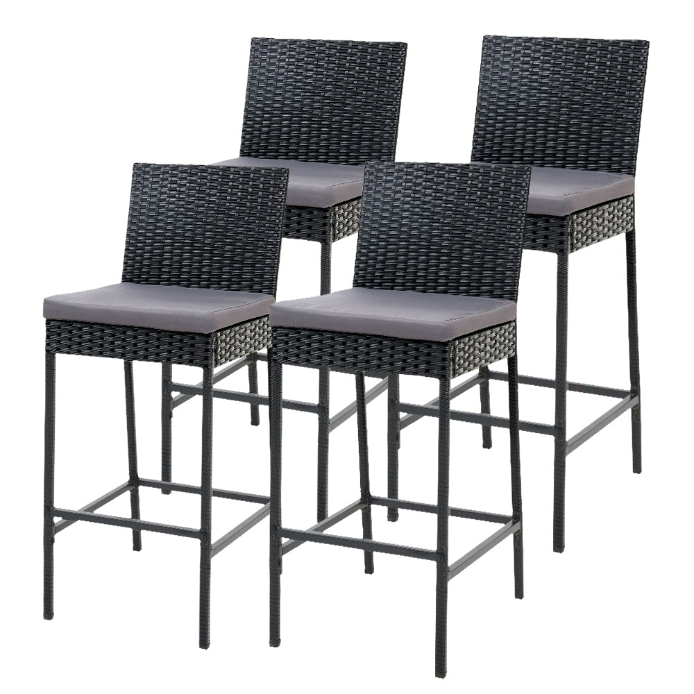 Nelson Bay Outdoor Bar Stool Black 1