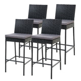 Nelson Bay Outdoor Bar Stool Black 1
