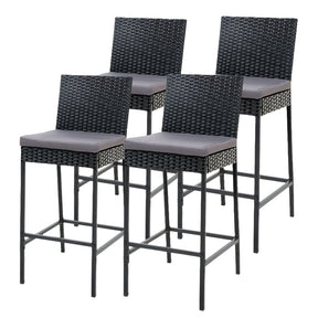 Nelson Bay Outdoor Bar Stool Black 1